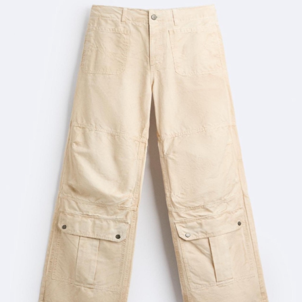 Men's Tan Cargo Pants